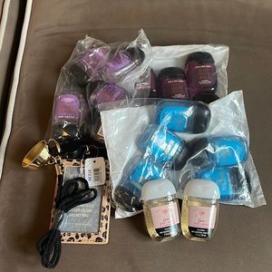 Bath & body works pocket anti-bacterial hand gel sets !!!
